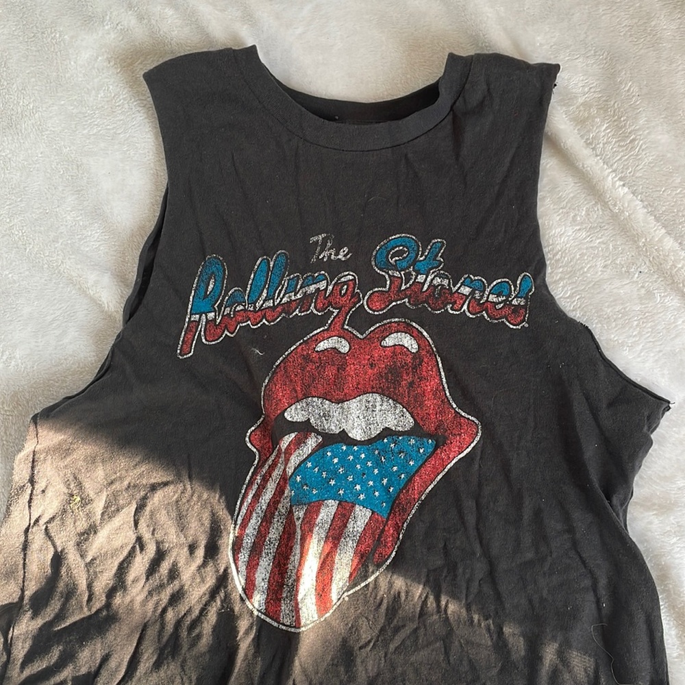 Rolling Stones Gray Muscle Tee SIZE S